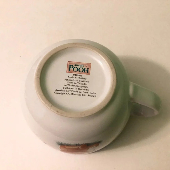 Vintage Winnie The Pooh Large Soup  Mug Simply Pooh Disney Coffee Cup - Picture 7 of 13